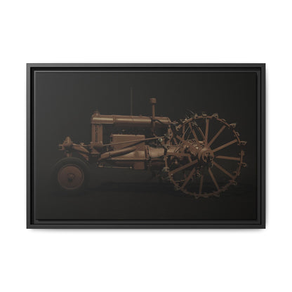 Vintage Ford Fordson Steel Wheel Photo Wall Art on Framed Canvas