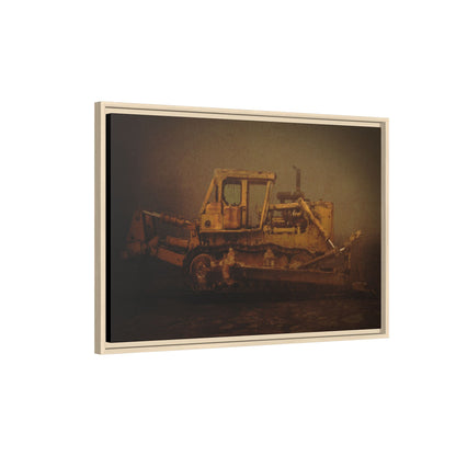 Classic D8 Dozer | Framed Wall Art on Stretched Canvas