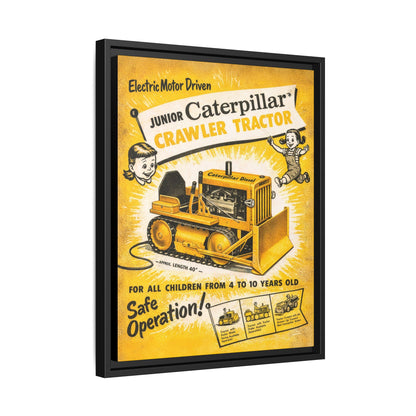 Junior Crawler Vintage Advertisement Art | Framed Wall Art on Canvas