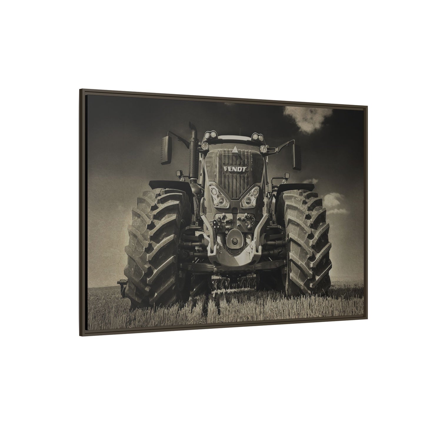 Fendt 800 Vario Coming At You | Framed Photo Wall Art on Canvas