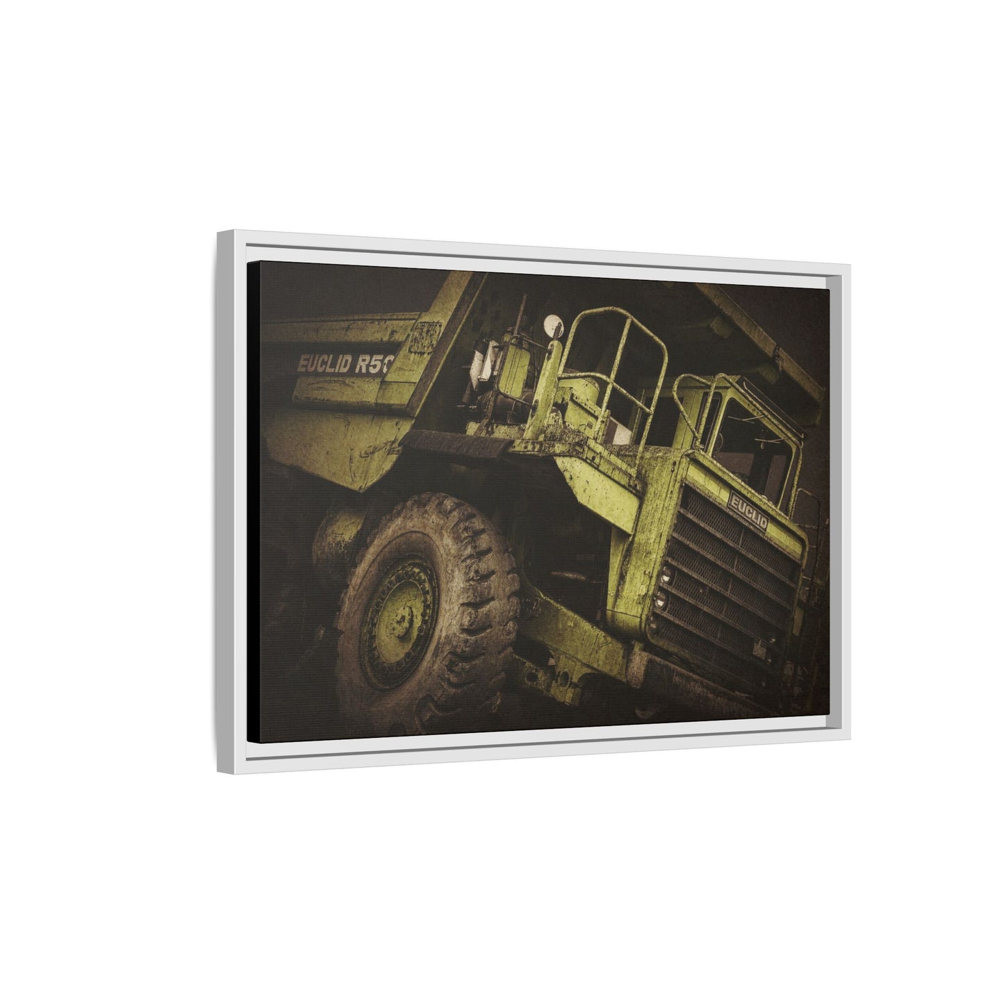 Classic Euclid Hauler Action | Framed Wall Art on Stretched Canvas