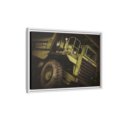 Classic Euclid Hauler Action | Framed Wall Art on Stretched Canvas