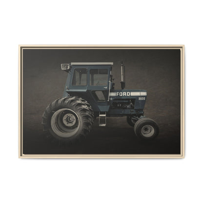 Vintage Ford 8600 Tractor Photo Wall Art on Canvas