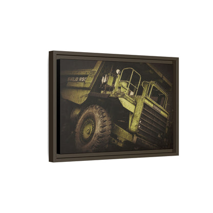 Classic Euclid Hauler Action | Framed Wall Art on Stretched Canvas