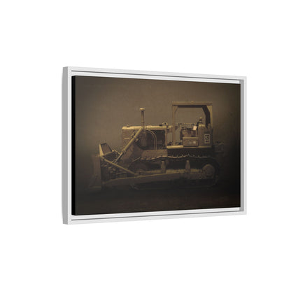 Classic D7 Dozer | Framed Wall Art on Stretched Canvas
