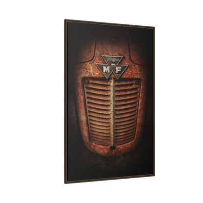 Vintage Rusty Massey Grill on Canvas