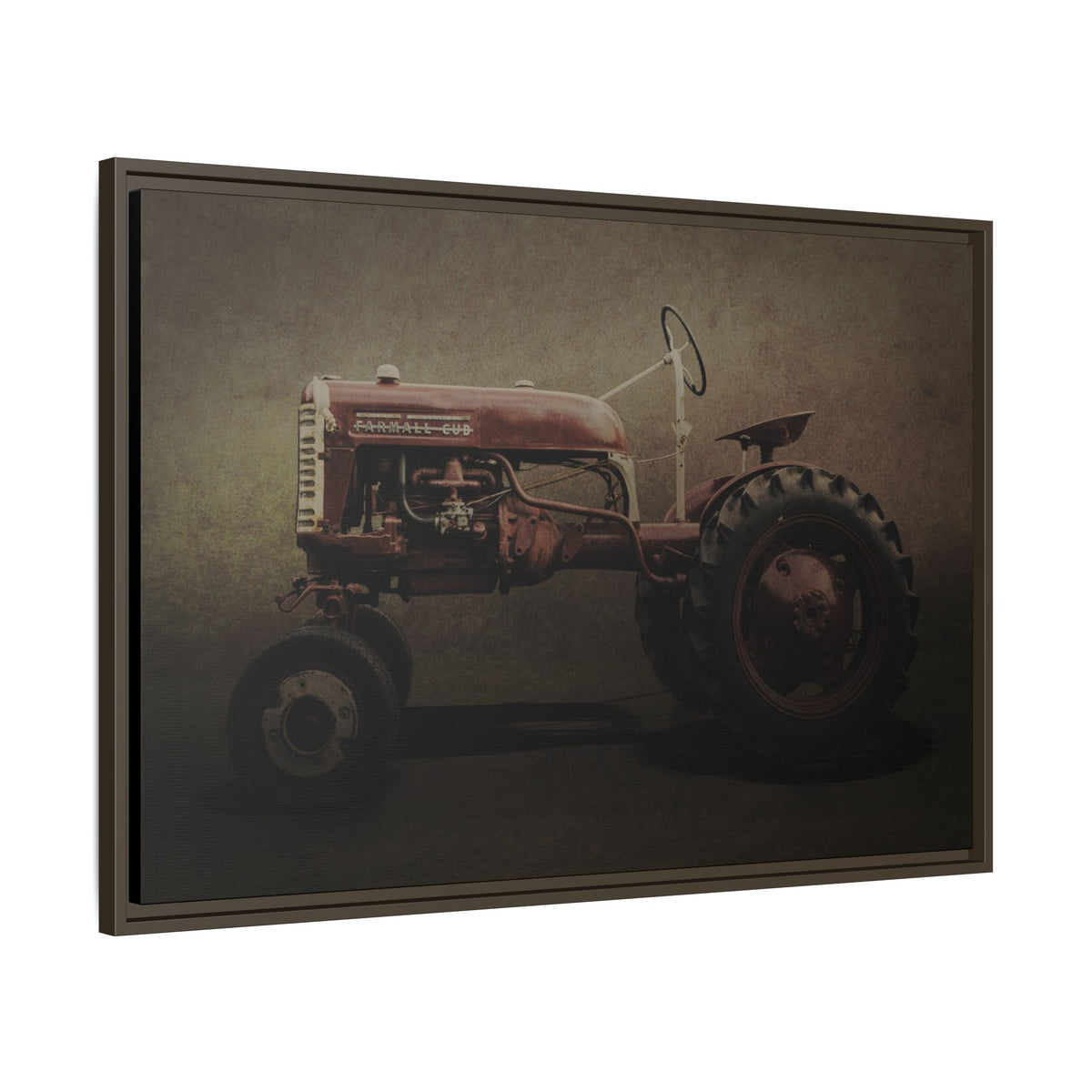 Vintage Farmall Cub Tractor | Framed Wall Art on Stretched Canvas