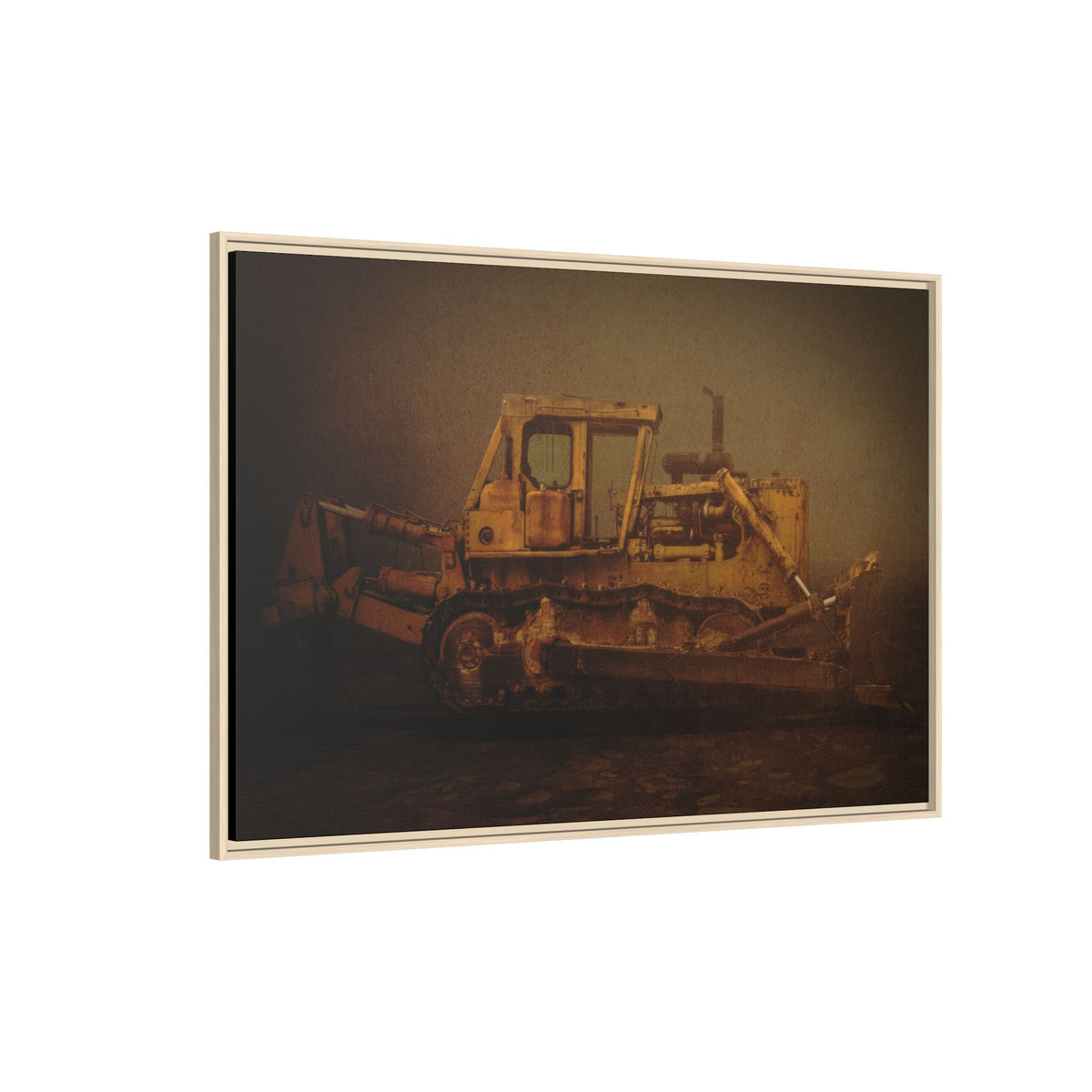 Classic D8 Dozer | Framed Wall Art on Stretched Canvas