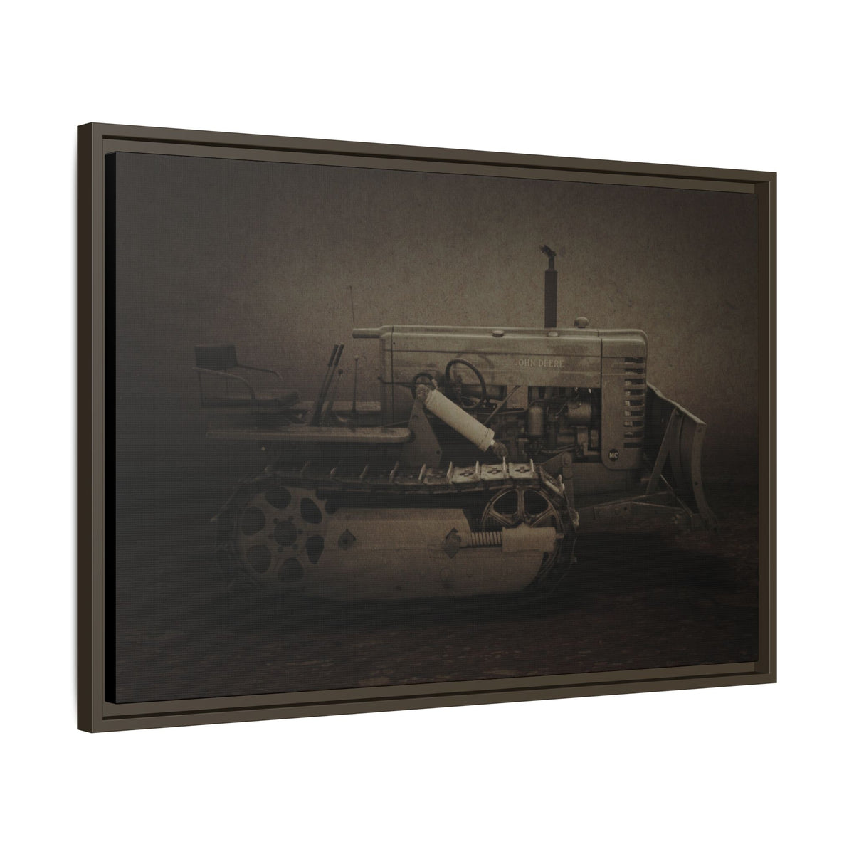 Vintage John Deere MC | Framed Wall Art on Stretched Canvas