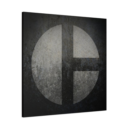 C Moon Graphic Art | Stretched Canvas (no decorative frame)