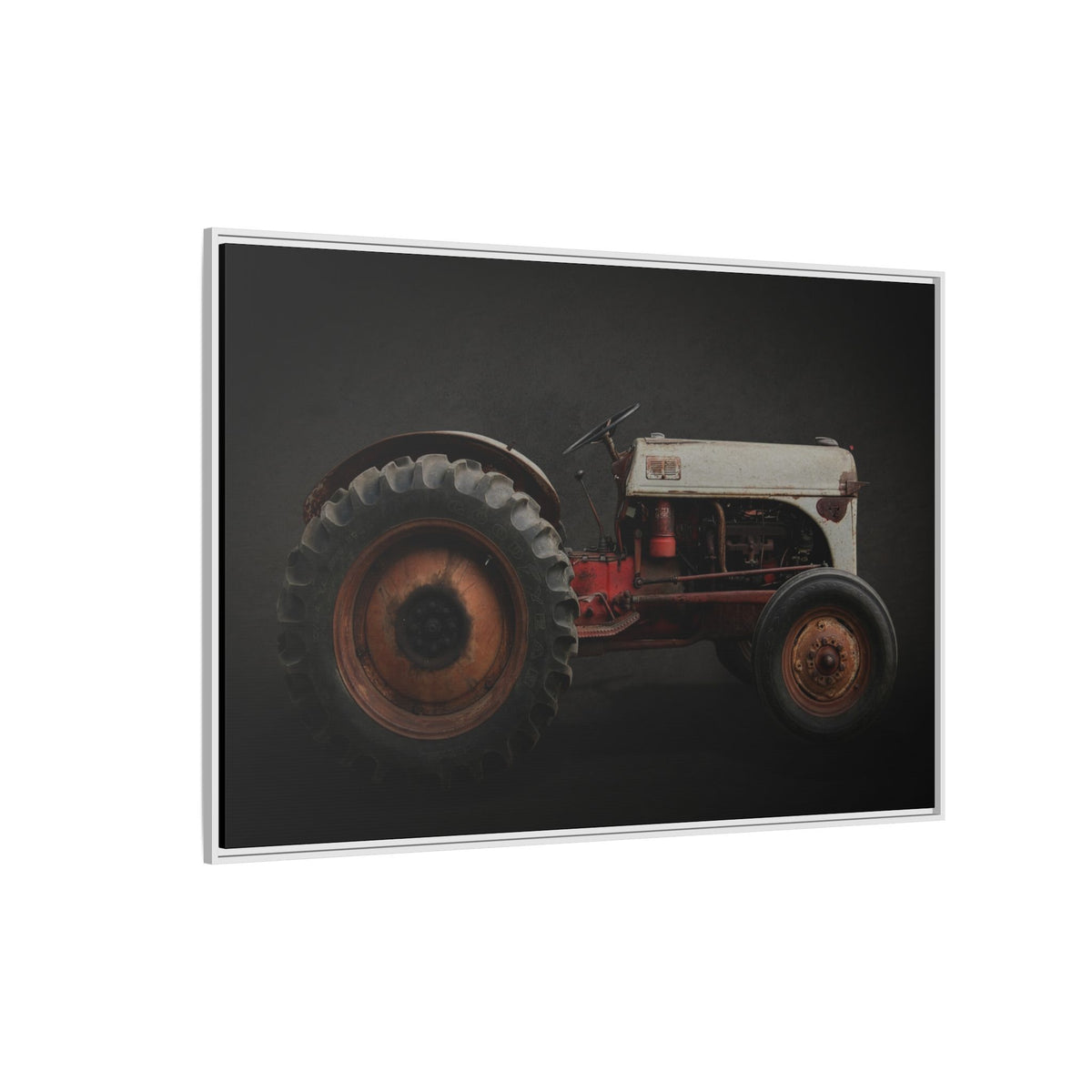 Vintage Ford 8N Tractor Photo Wall Art on Canvas