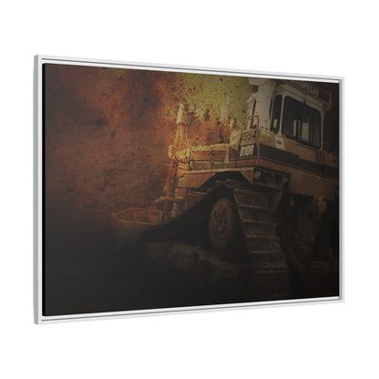D10 Dramatic Dozer | Framed Wall Art on Stretched Canvas