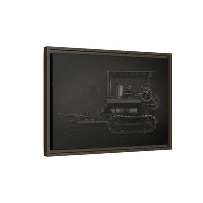 Vintage Holt Crawler Photo Wall Art on Canvas | Industrial Artwork