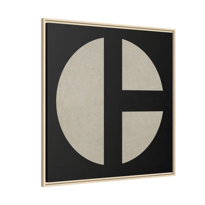 C Moon - CLEAN  | Framed Wall Art on Stretched Canvas