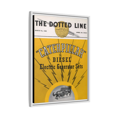 Electric Diesel Generator Sets | Matte Canvas Framed Wall Art