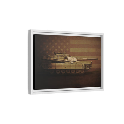 Abrams M1 Tank | Framed Wall Art on Stretched Canvas