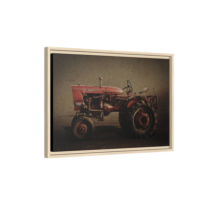 Vintage Farmall Model 140 Tractor | Framed Wall Art on Stretched Canvas
