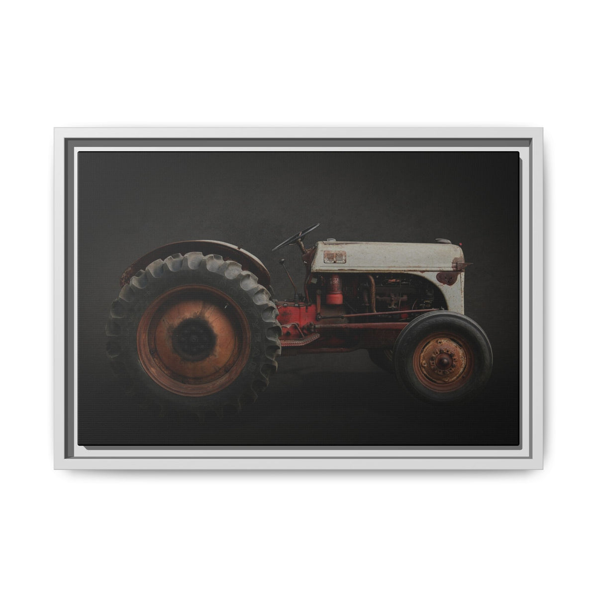 Vintage Ford 8N Tractor Photo Wall Art on Canvas