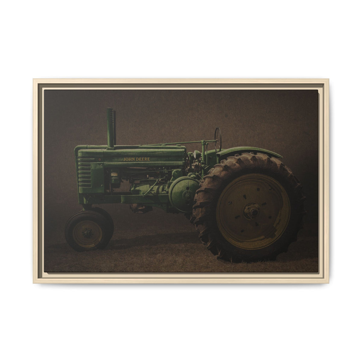 Vintage John Deere Model G | Framed Wall Art on Stretched Canvas