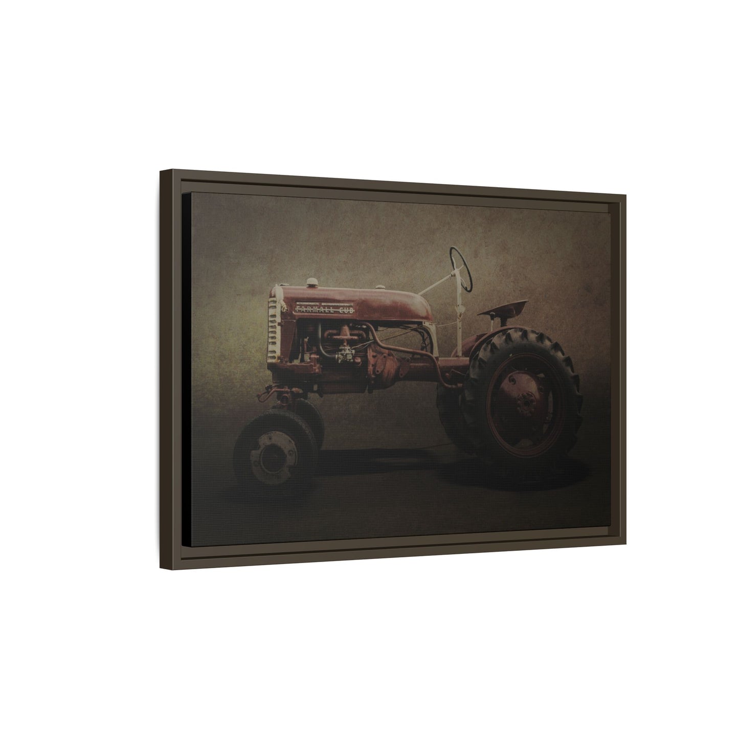 Vintage Farmall Cub Tractor | Framed Wall Art on Stretched Canvas