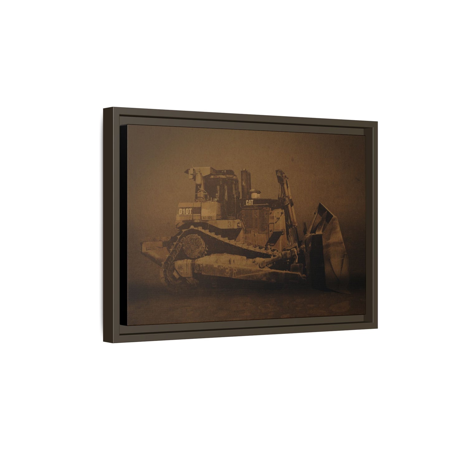 Classic Crawler D10T Photo Wall Art on Canvas