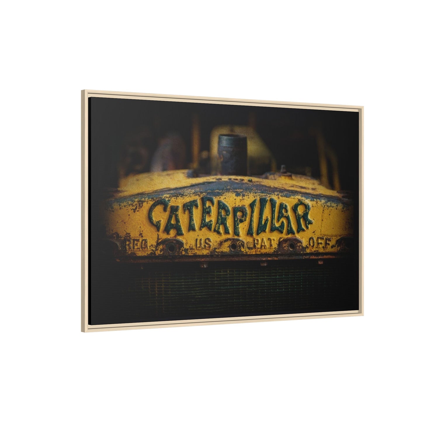 Vintage  Crawler Grill | Framed Wall Art on Stretched Canvas