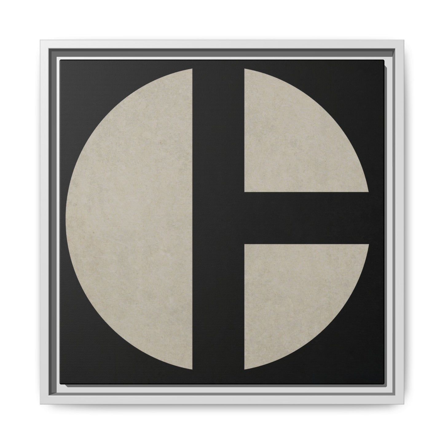 C Moon - CLEAN  | Framed Wall Art on Stretched Canvas