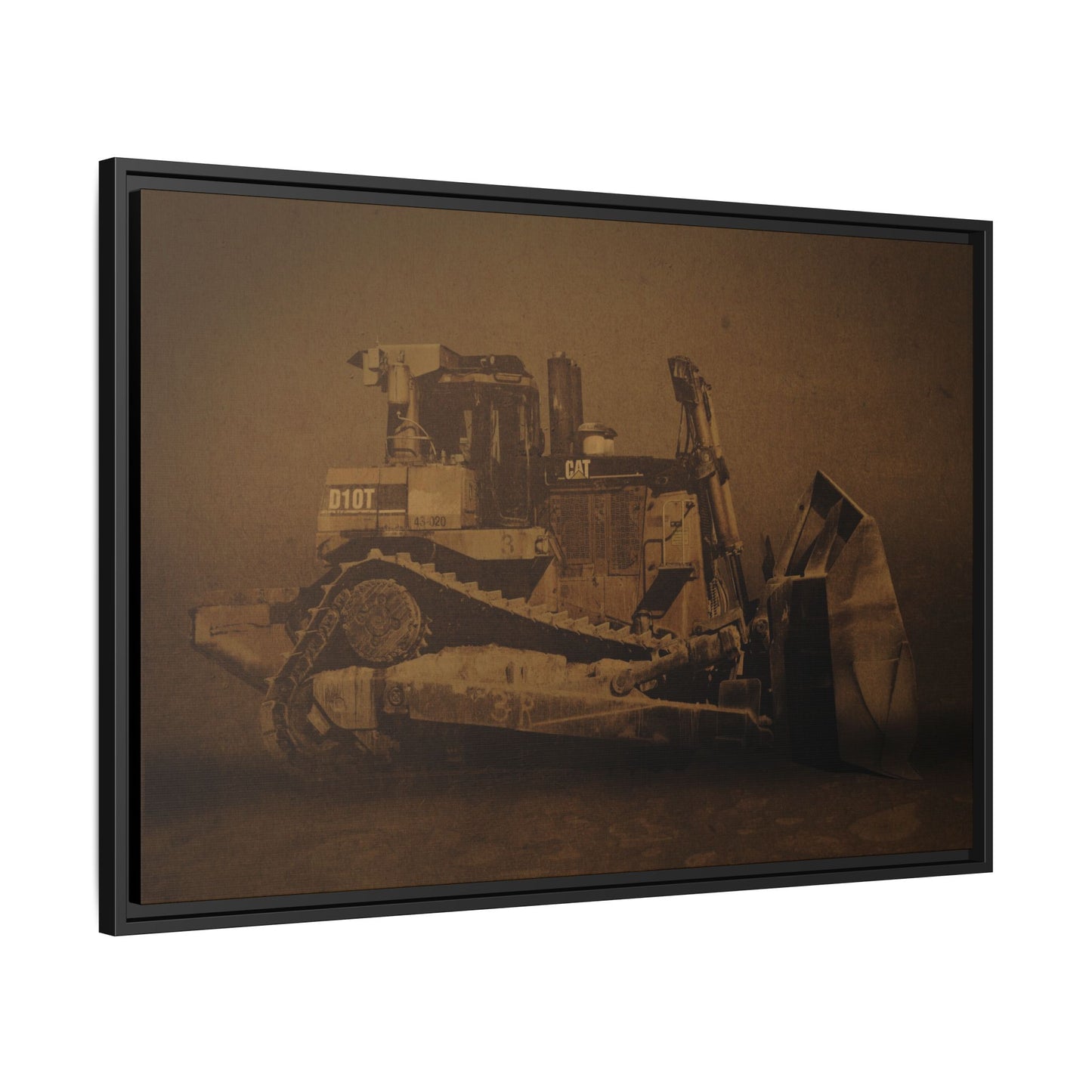 Classic Crawler D10T Photo Wall Art on Canvas