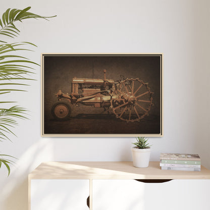 Vintage Ford Fordson Steel Wheel | Wall Art on Framed Canvas