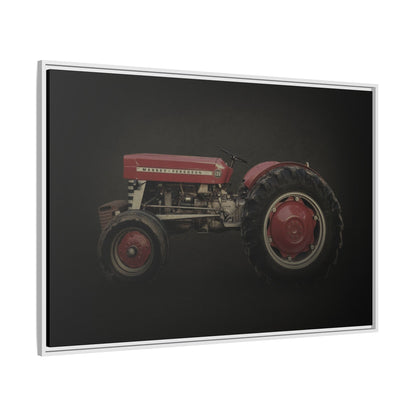 Classic Massey 135 Vintage Photo Wall Art on Stretched Canvas