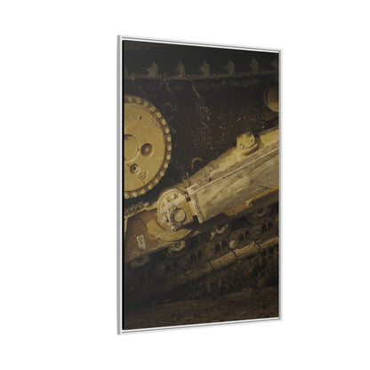 D6 Undercarriage Closeup Triptych| Framed | Right Panel
