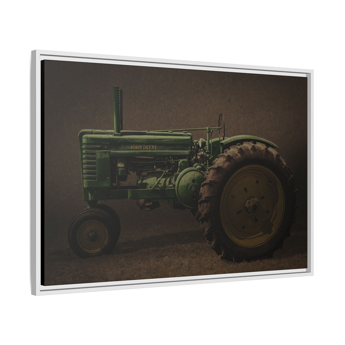 Vintage John Deere Model G | Framed Wall Art on Stretched Canvas