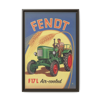 Vintage Fendt 12HP Advertisement | Wall Art on Framed Canvas