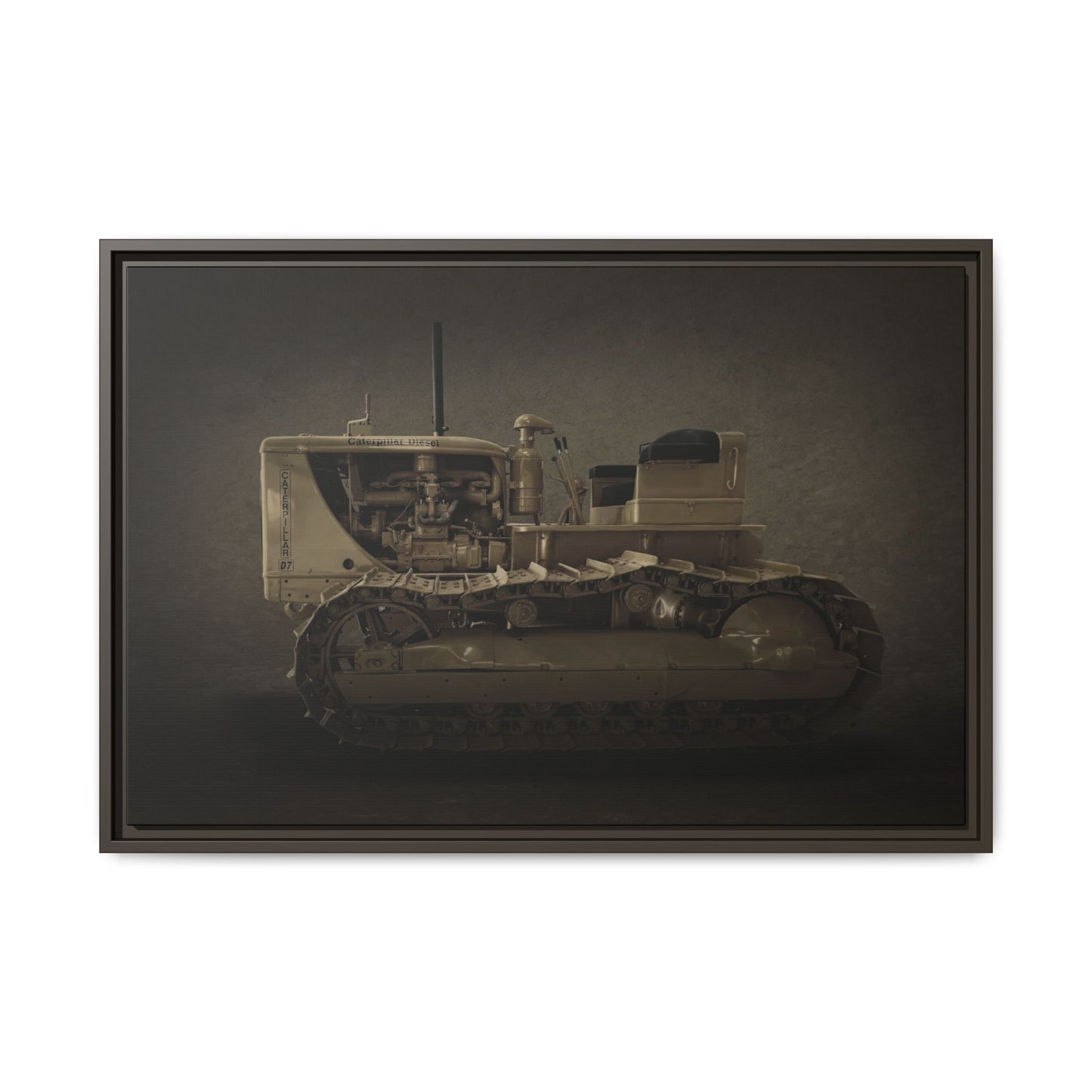 Classic D7 Crawler Photo Art on Framed Canvas