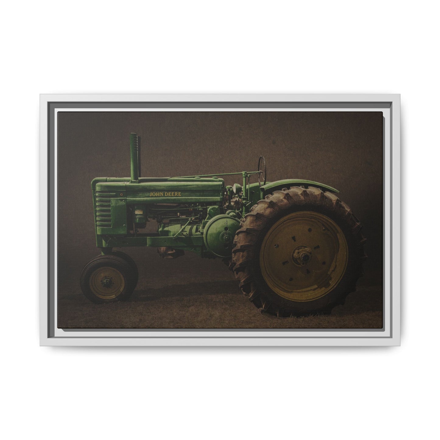Vintage John Deere Model G | Framed Wall Art on Stretched Canvas