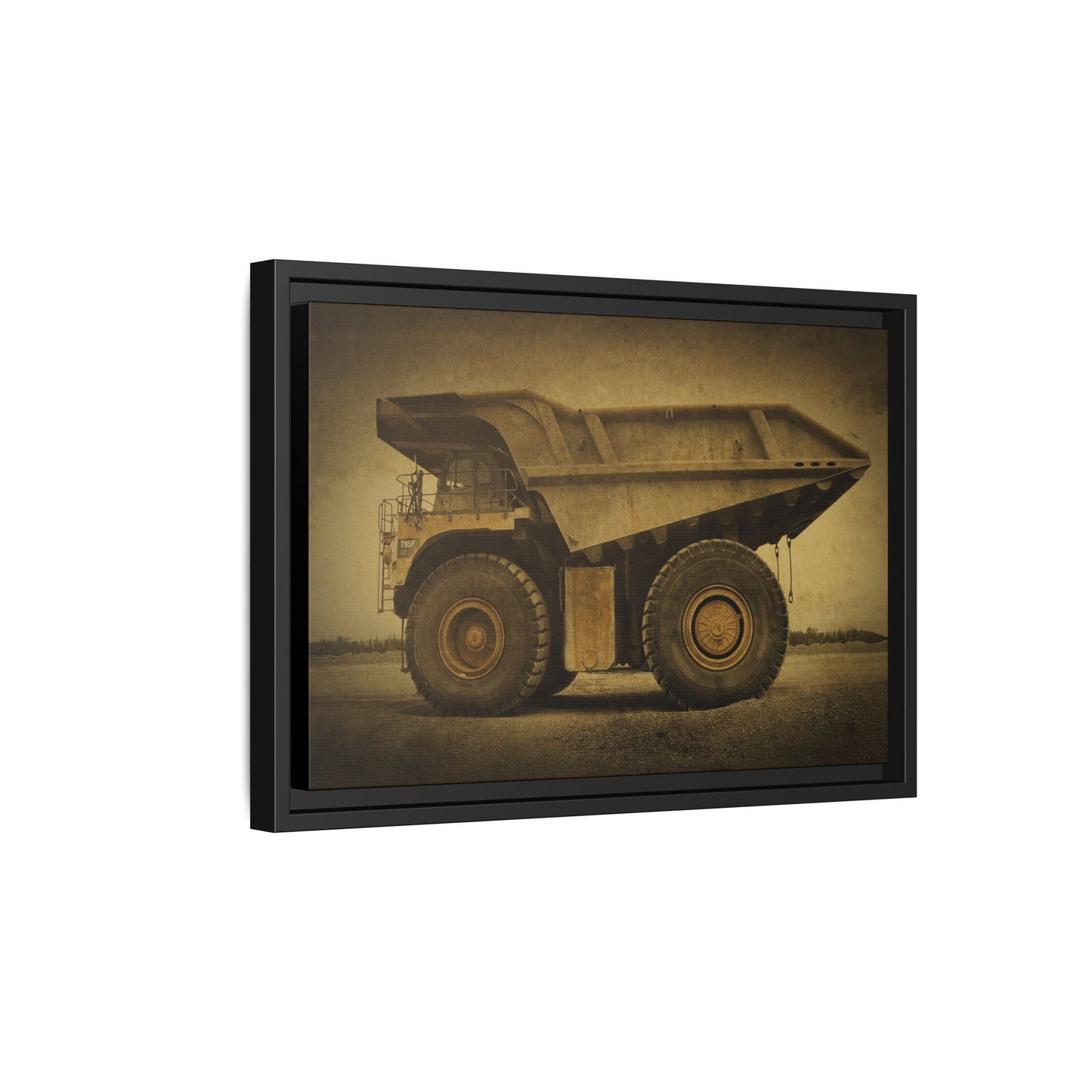 Big Wheel 795 Hauler Photo Art on Framed Canvas