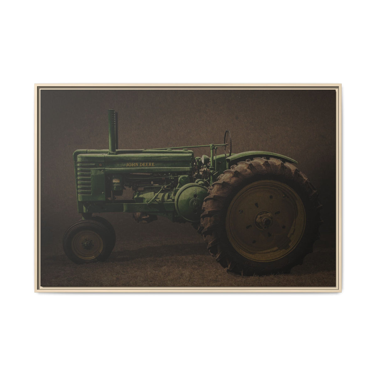 Vintage John Deere Model G | Framed Wall Art on Stretched Canvas