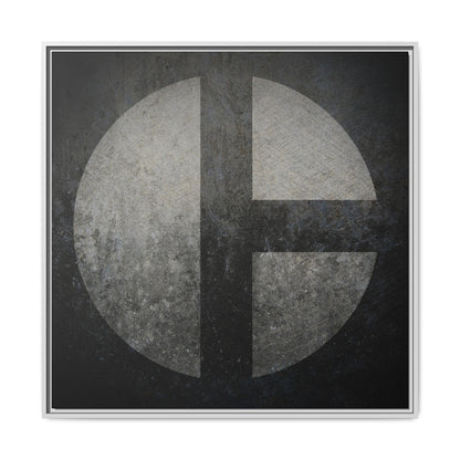 C Moon  | Framed Wall Art on Stretched Canvas