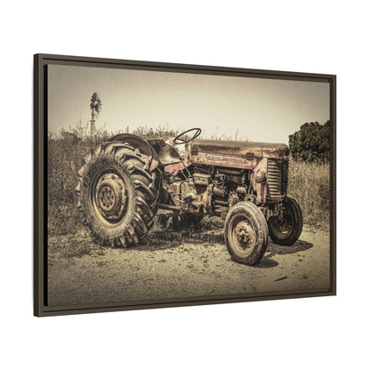 Vintage Massey Ferguson MF 35 - Framed Wall Art on Canvas