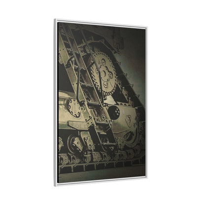 D11 Track Action | Triptych | Right Panel | Framed
