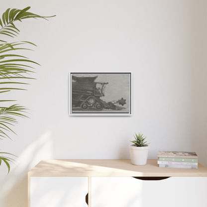 Fendt Ideal Side View | Framed Photo Wall Art on Canvas