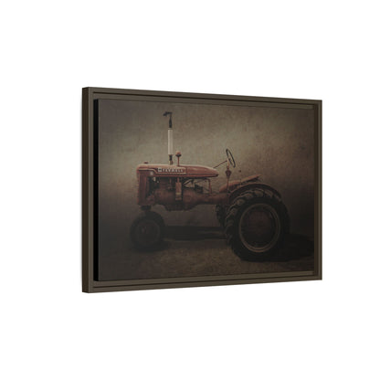 Vintage Farmall Model B Tractor | Framed Wall Art on Stretched Canvas