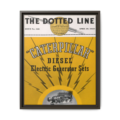Electric Diesel Generator Sets | Matte Canvas Framed Wall Art