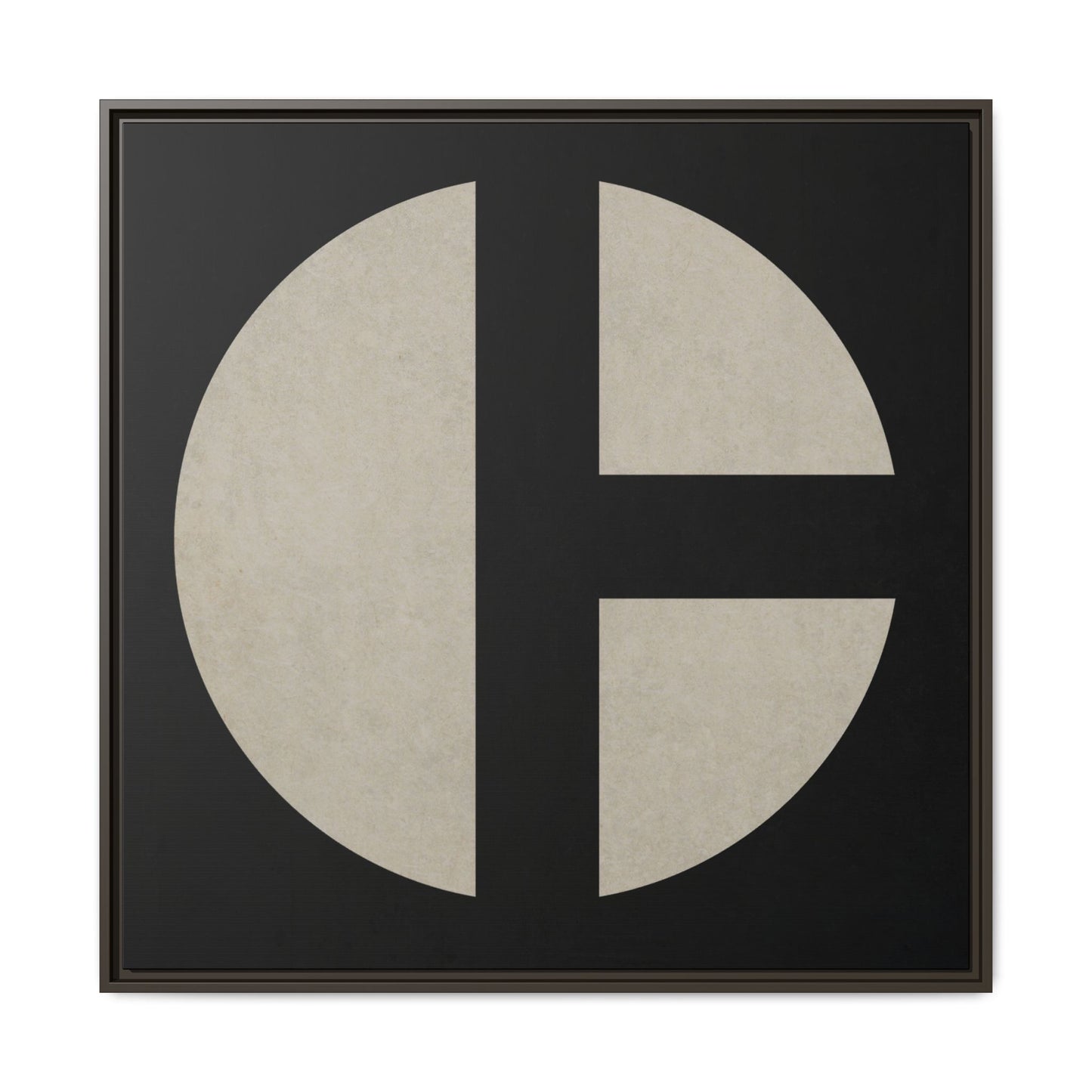 C Moon - CLEAN  | Framed Wall Art on Stretched Canvas