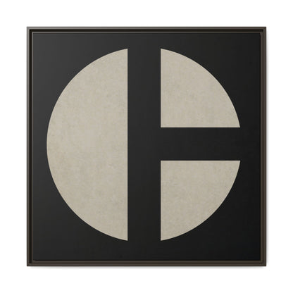 C Moon - CLEAN  | Framed Wall Art on Stretched Canvas