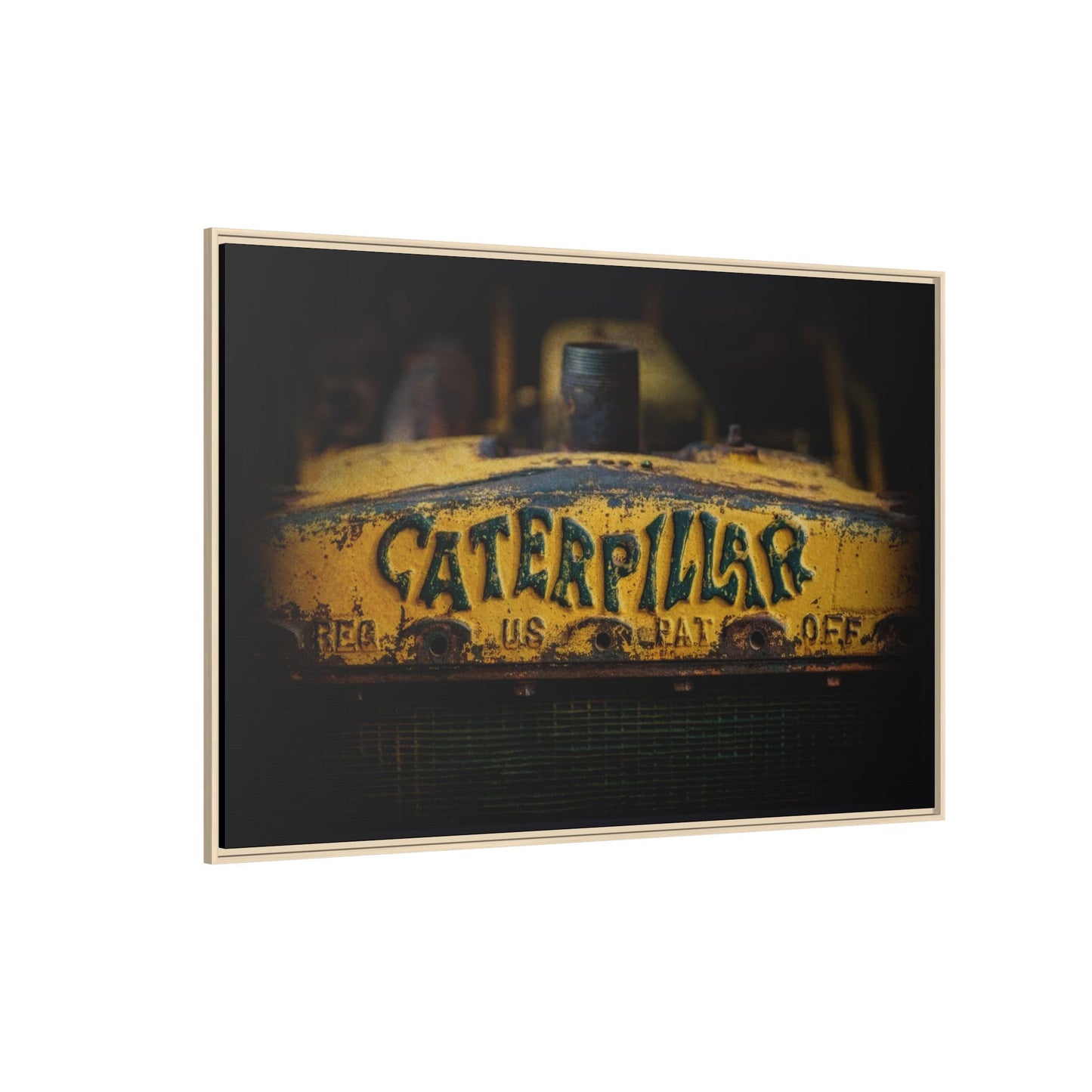 Vintage  Crawler Grill | Framed Wall Art on Stretched Canvas