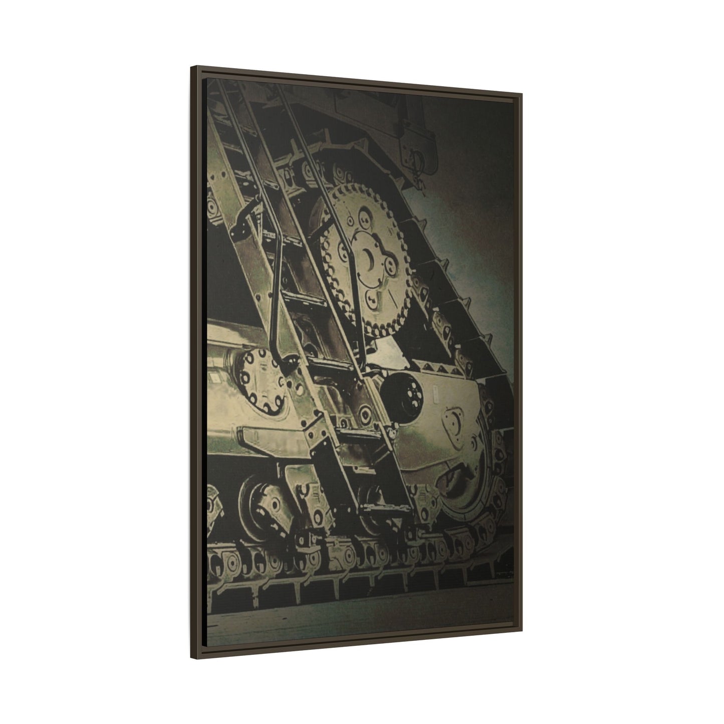 D11 Track Action | Triptych | Right Panel | Framed