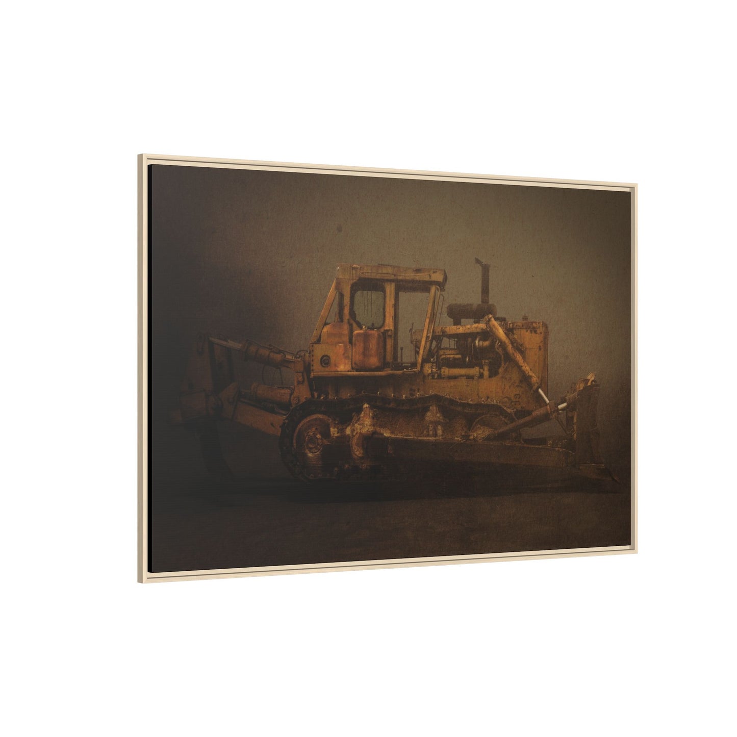Classic D8 Dozer | Framed Wall Art on Stretched Canvas