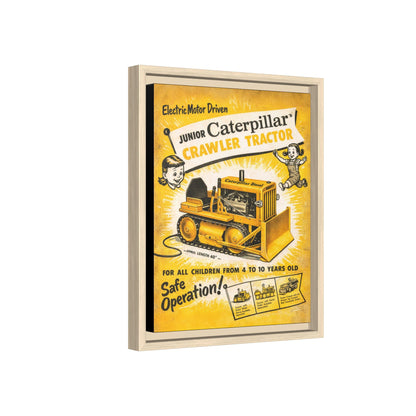 Junior Crawler Vintage Advertisement Art | Framed Wall Art on Canvas