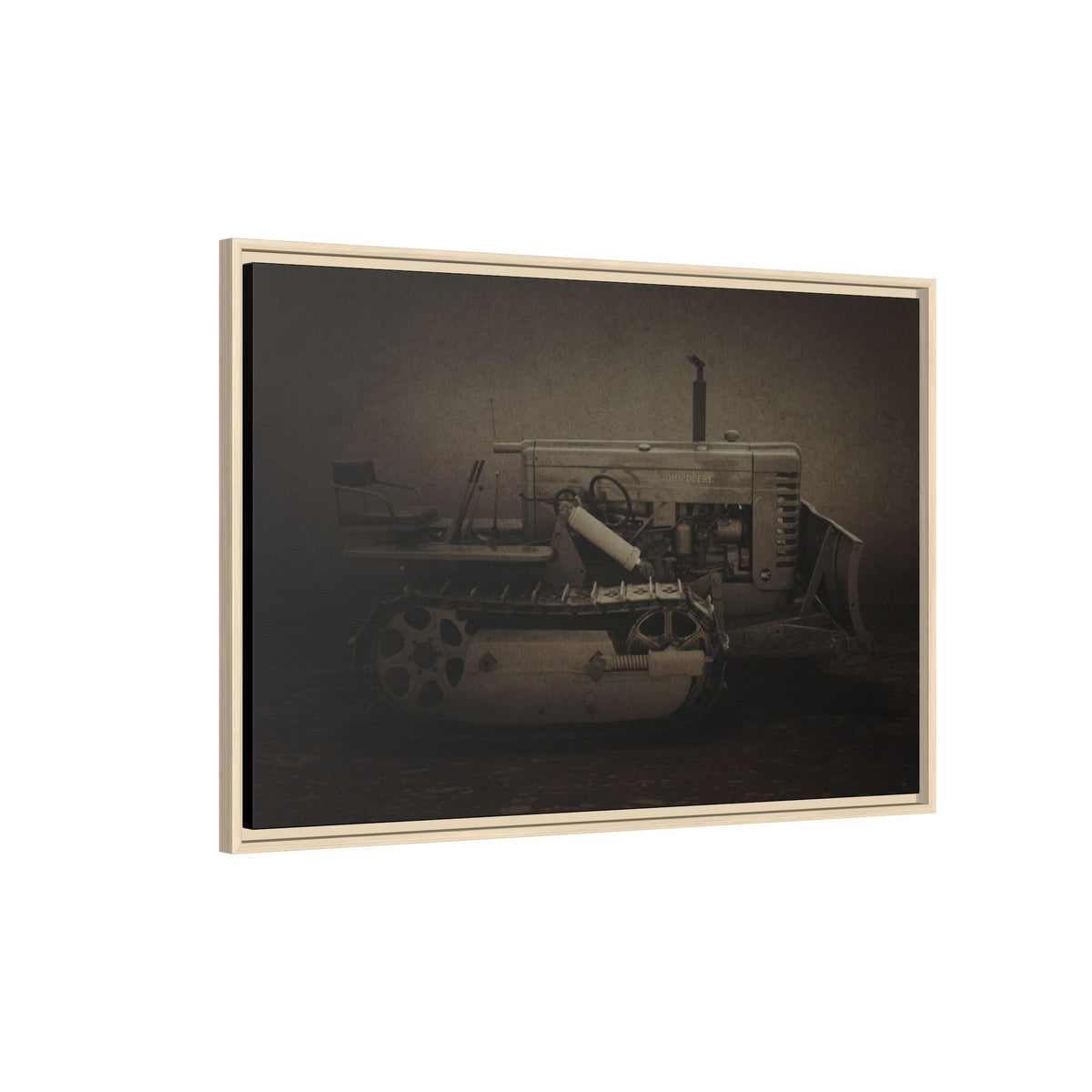 Vintage John Deere MC | Framed Wall Art on Stretched Canvas